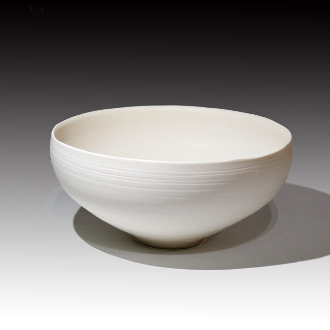 Taiko-Exhibition kuroda-taizo white porcelain bowl 